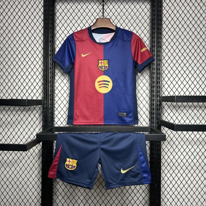 Image of 24/25 FC Barcelona Home Premium Kit - Premium Quality Jersey at FootballPrestige.com