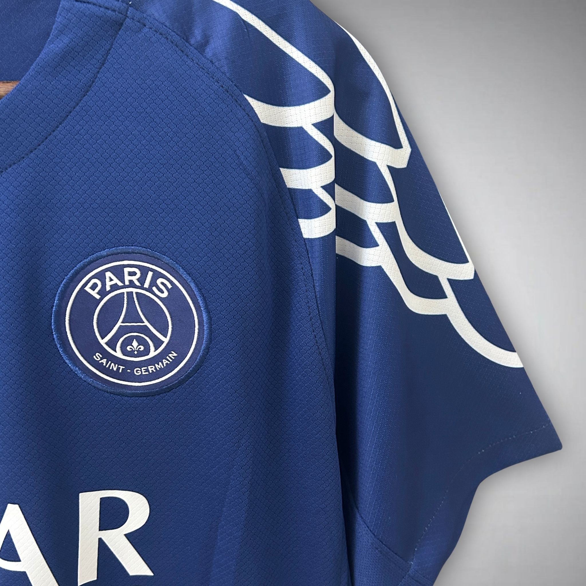 Image of 24/25 PSG x Jordan 4th Kit - Premium Quality Jersey at FootballPrestige.com