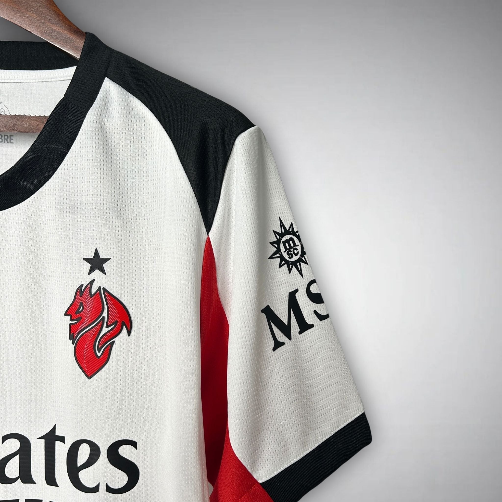 Image of 25/26 AC Milan Away Kit - Premium Quality Jersey at FootballPrestige.com