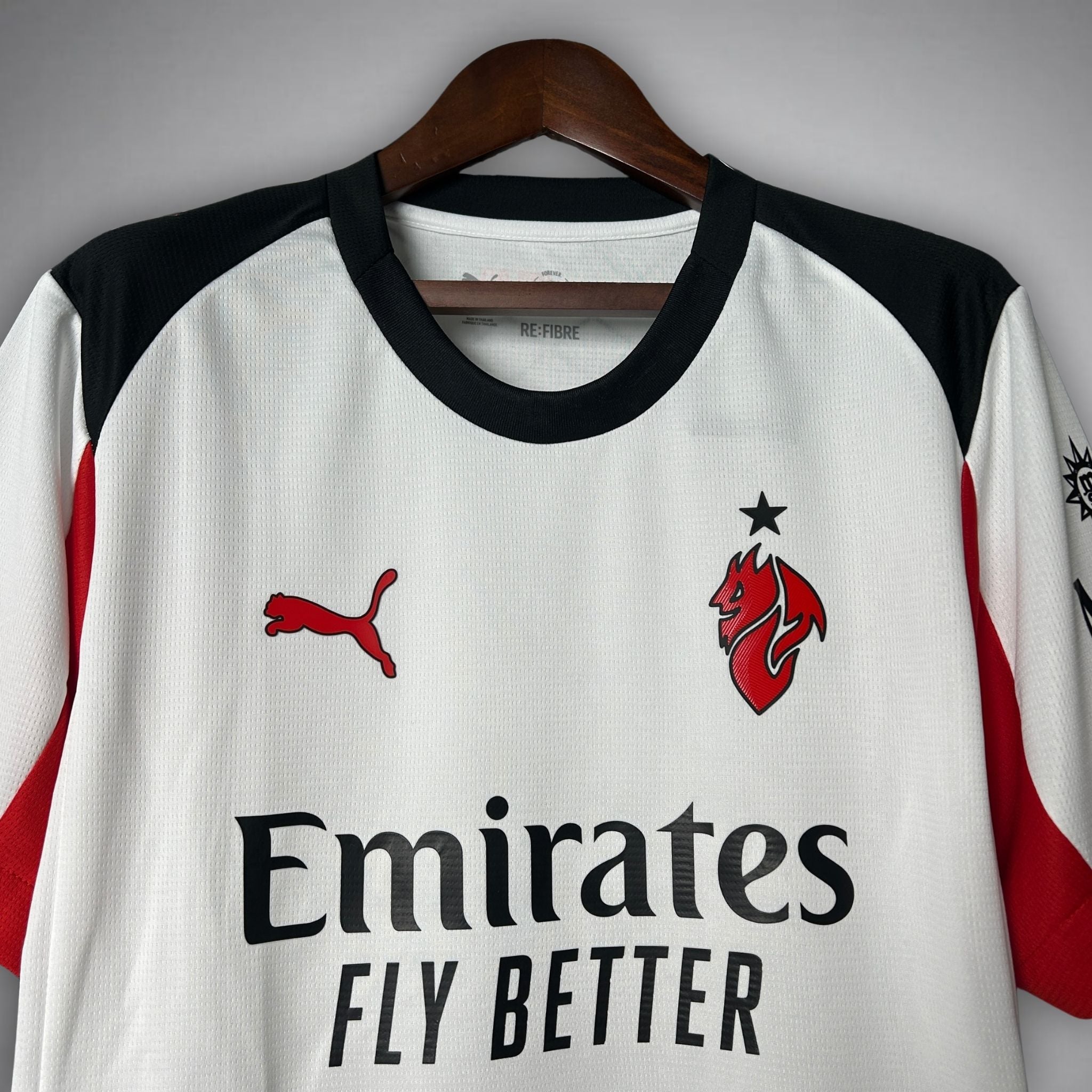 Image of 25/26 AC Milan Away Kit - Premium Quality Jersey at FootballPrestige.com