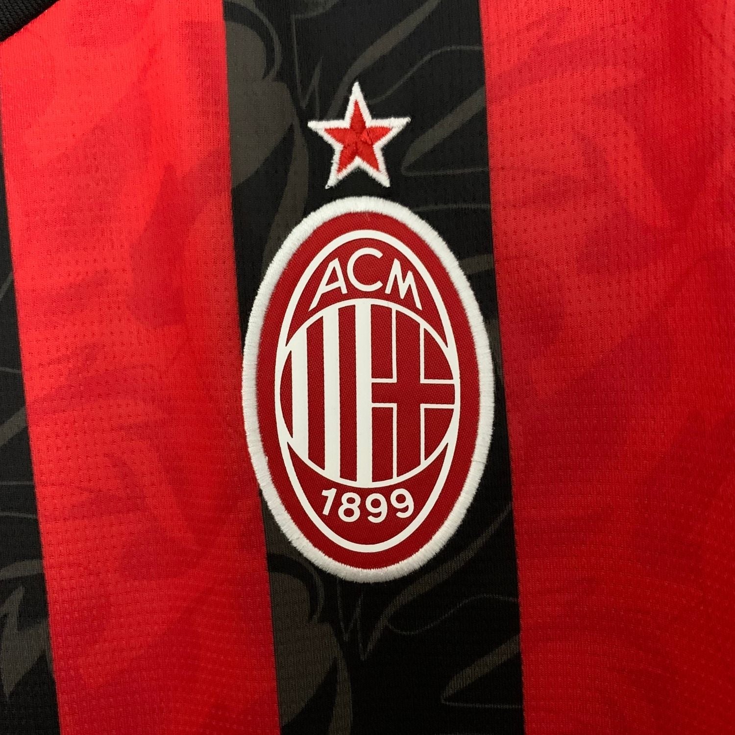 Image of 25/26 AC Milan Home Kit - Premium Quality Jersey at FootballPrestige.com