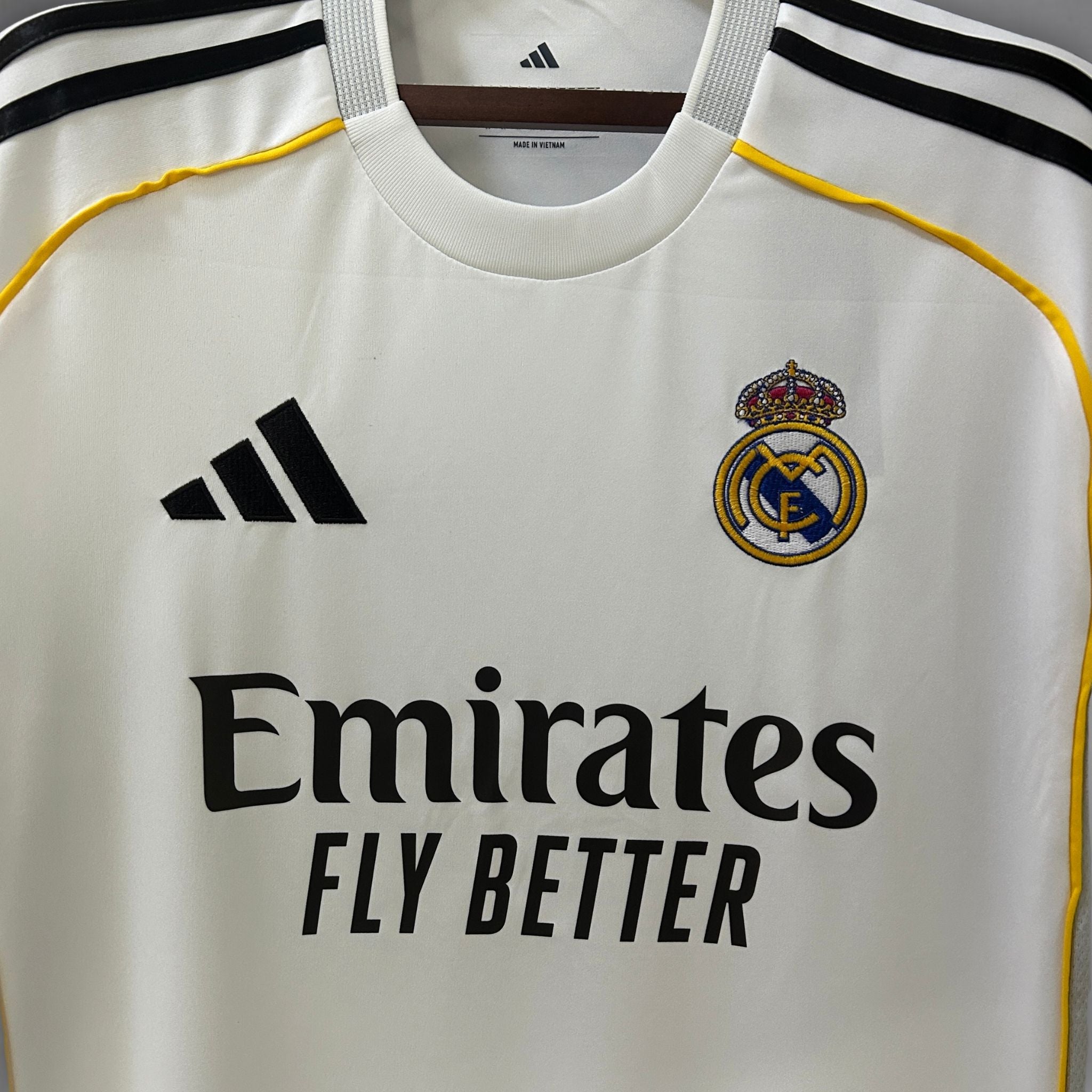 Image of 25/26 Real Madrid Home Kit - Premium Quality Jersey at FootballPrestige.com