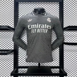 Image of Real Madrid 2024/25 Third Away Long Sleeves Jersey Player Version