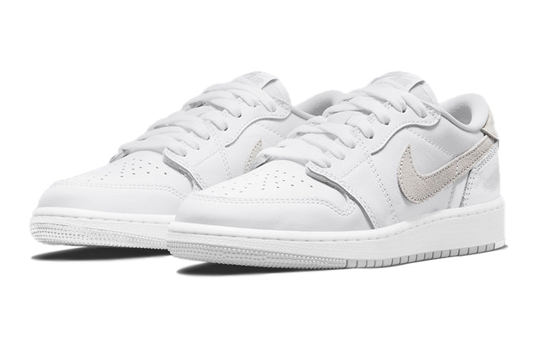 Image of (GS) Air Jordan 1 Retro Low OG 'Neutral Grey' 2021 CZ0858-100