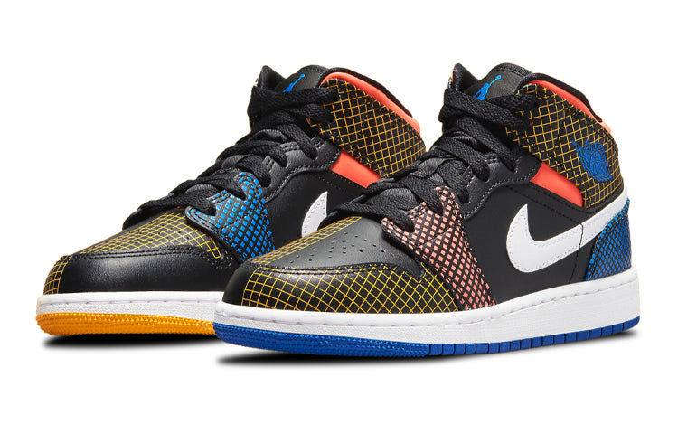 (GS) Air Jordan 1 Mid MMD 'Multi Grid' DC4092-001