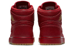 Image of (WMNS) Air Jordan 1 Retro High Premium 'Dipped Toe Gym Red' AH7389-607