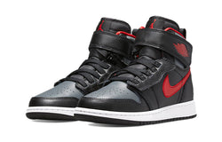 Image of (GS) Air Jordan 1 High FlyEase 'Smoke Grey Gym Red' DC7986-006