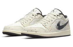 Image of Air Jordan 1 Low 'Brushstroke Swoosh - Paint Splatter' DM3528-100