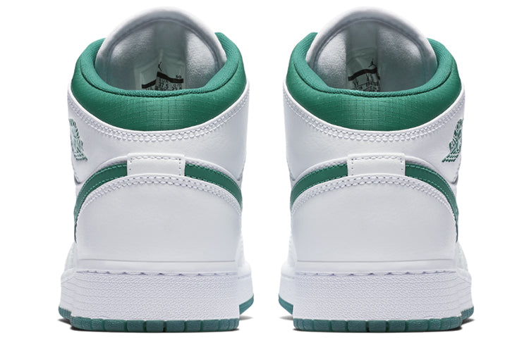 Image of (GS) Air Jordan 1 Mid SE GC 'White Mystic Green' CD6760-103