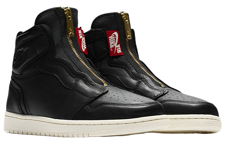 (WMNS) Air Jordan 1 Retro High Zip 'Black Sail' AQ3742-016