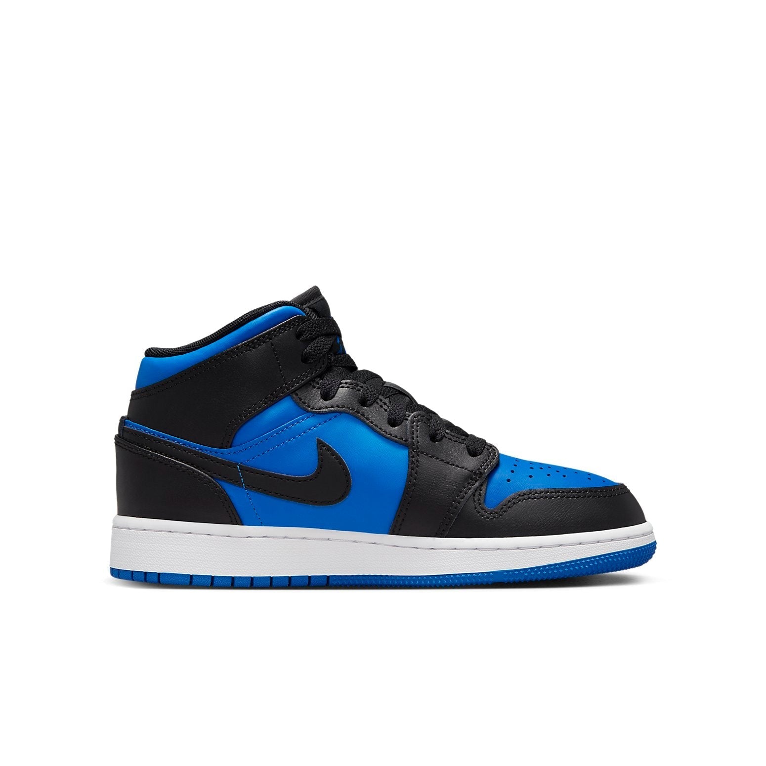 (GS) Air Jordan 1 Mid 'Black Royal Blue' DQ8423-042