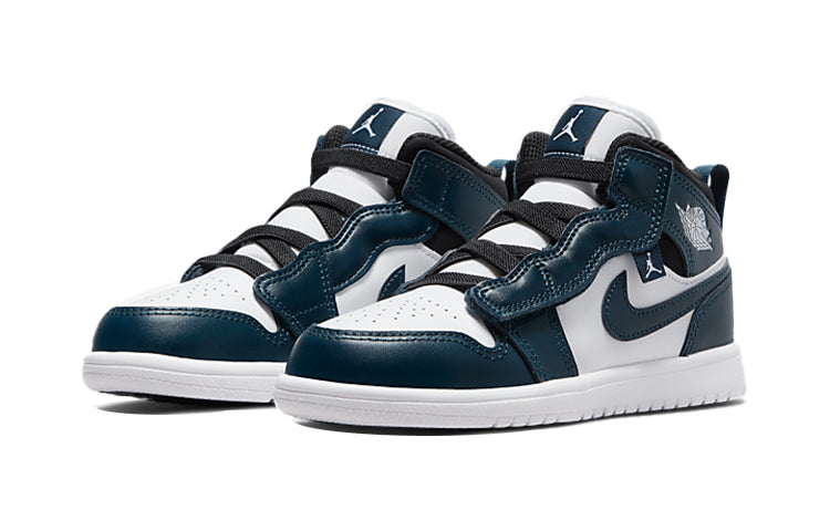 (PS) Air Jordan 1 Mid 'White Armory Navy' AR6351-411