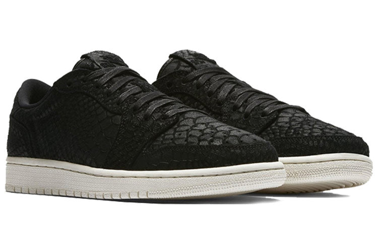 (WMNS) Air Jordan 1 Retro Low 'Black Python' AJ6004-010