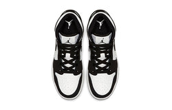 Image of (GS) Air Jordan 1 Mid SE 'Glow in the Dark Panda' BQ6931-103