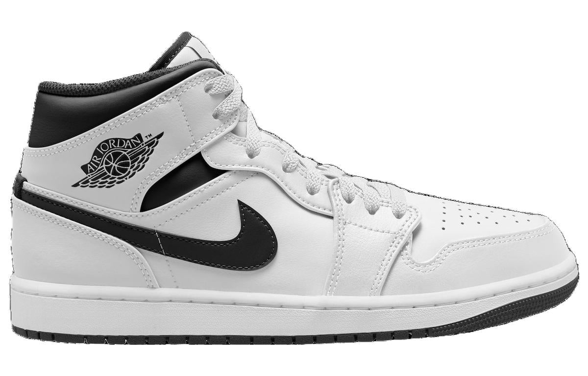 Image of Air Jordan 1 Mid 'White Black' DQ8426-132