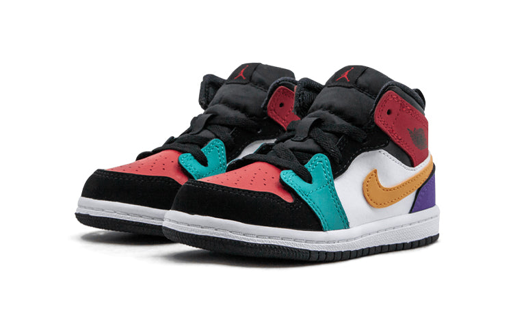 (TD) Air Jordan 1 Mid 'Multi-Color' 640735-125