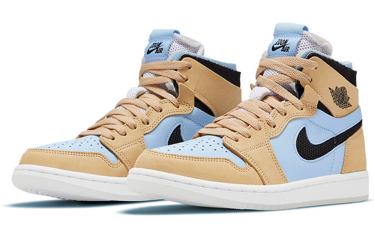Image of (WMNS) Air Jordan 1 High Zoom Comfort High 'Psychic Blue Sesame' CT0979-400