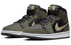 Image of (WMNS) Air Jordan 1 Mid 'Olive' BQ6472-030