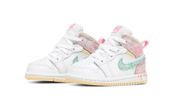 Image of (TD) Air Jordan 1 Mid SE 'Ice Cream' DD1668-100