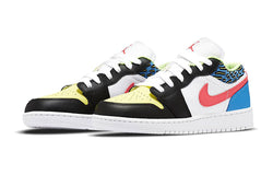 Image of (GS) Air Jordan 1 Low 'Funky Patterns' DH5927-006