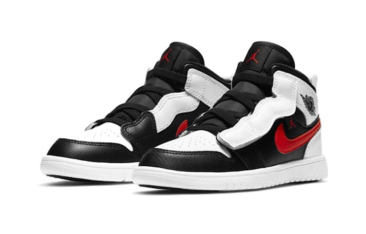 (PS) Air Jordan 1 Mid Alt 'White Black Red' AR6351-075