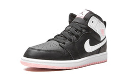 Image of (PS) Air Jordan 1 Mid 'Black Arctic Punch' 640737-061