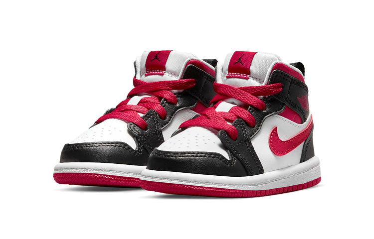 (TD) Air Jordan 1 Mid 'White Very Berry' 640735-016