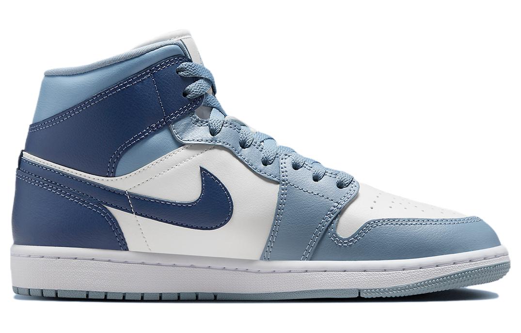 (WMNS) Air Jordan 1 Mid 'Two-Tone Blue' BQ6472-140