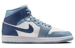 Image of (WMNS) Air Jordan 1 Mid 'Two-Tone Blue' BQ6472-140