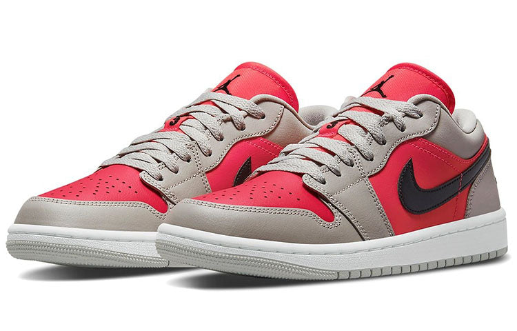 (WMNS) Air Jordan 1 Low 'Light Iron Ore Siren Red' DC0774-060