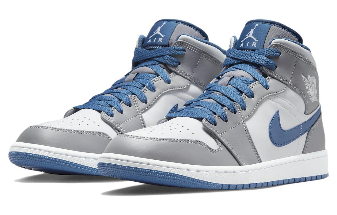 ⚡️Air Jordan 1 Mid 'Cement Grey True Blue' DQ8426-014