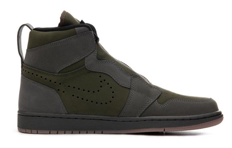 Image of Air Jordan 1 High Zip 'Olive Canvas' AR4833-300