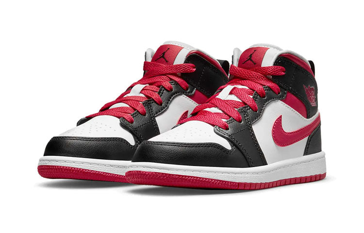 (PS) Air Jordan 1 Mid 'White Very Berry' 640734-016