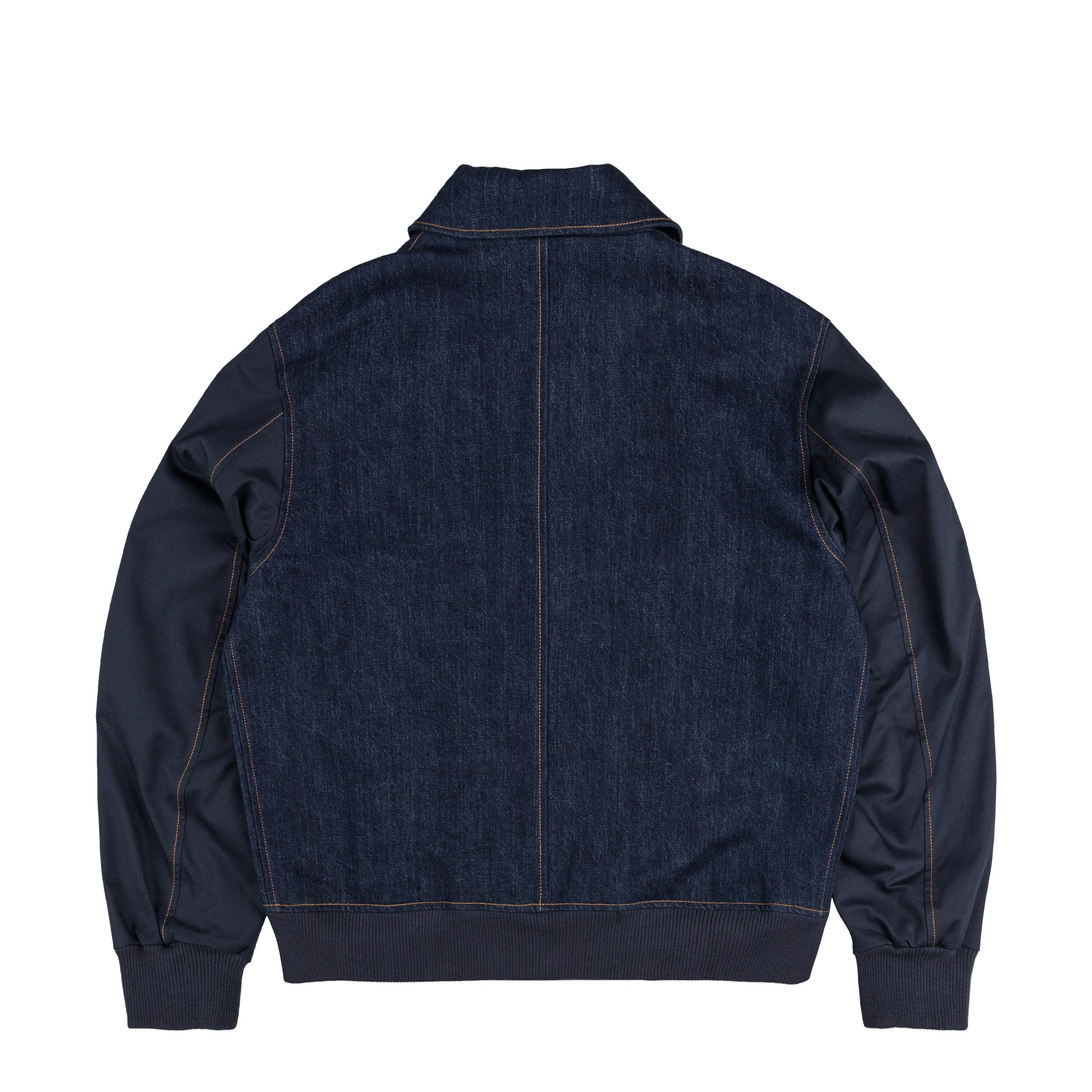 Image of Wales Bonner Echo Denim Varsity Jacket