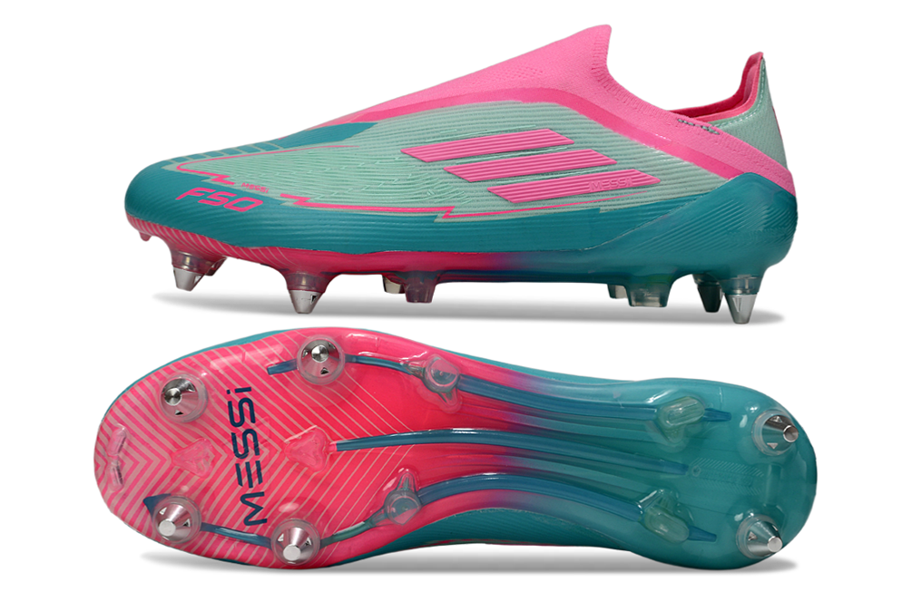 Image of Adidas F50 Lionel Messi Laceless Elite SG ‘La Vida Tropical Pack’
