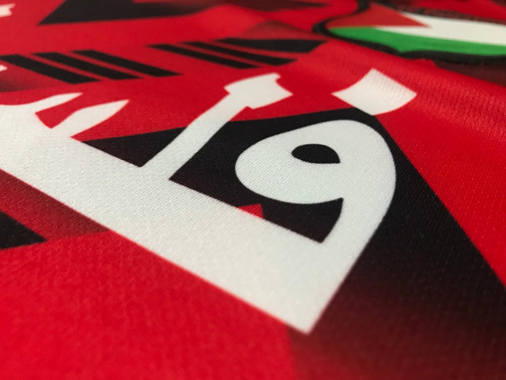 Palestine Retro (Red/Black) Football Shirt