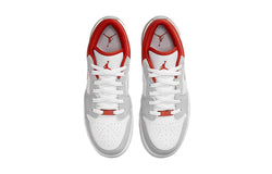 Image of (GS) Air Jordan 1 Low SE 'Light Smoke Grey Gym Red' DM0589-016