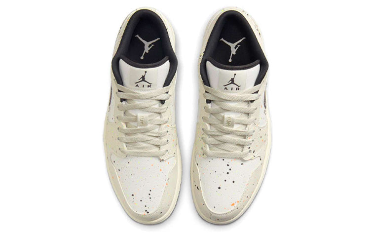 Air Jordan 1 Low 'Brushstroke Swoosh - Paint Splatter' DM3528-100