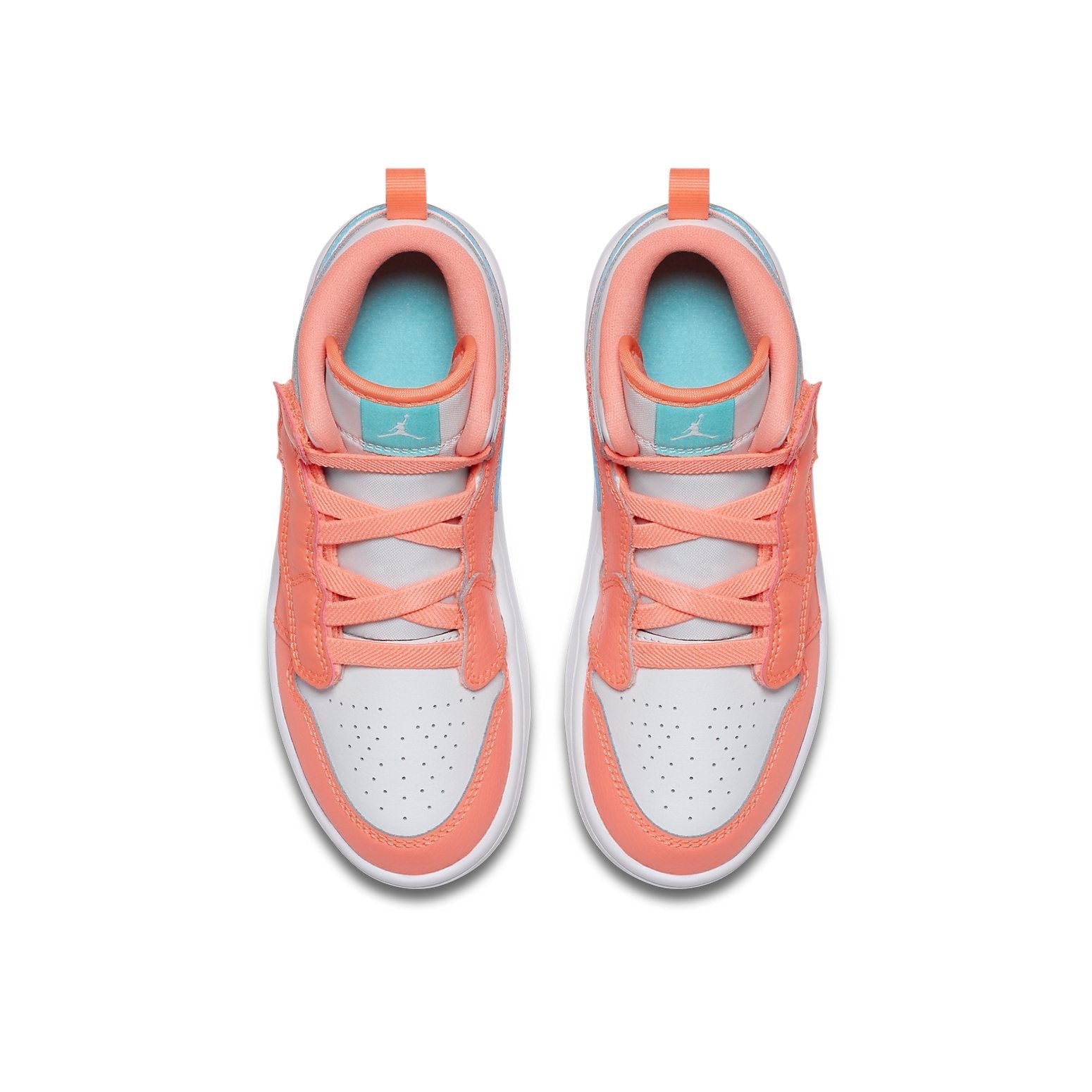 Image of (PS) Air Jordan 1 Mid Alt 'White Orange' AT4612-814