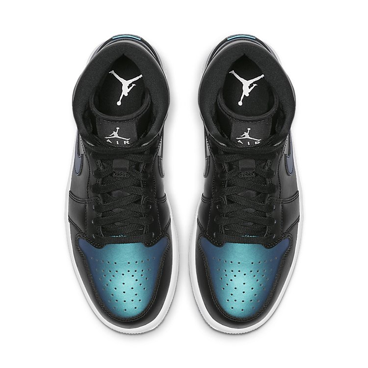 Image of (WMNS) Air Jordan 1 Mid 'Metallic Turquoise' BQ6472-009