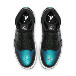 Image of (WMNS) Air Jordan 1 Mid 'Metallic Turquoise' BQ6472-009