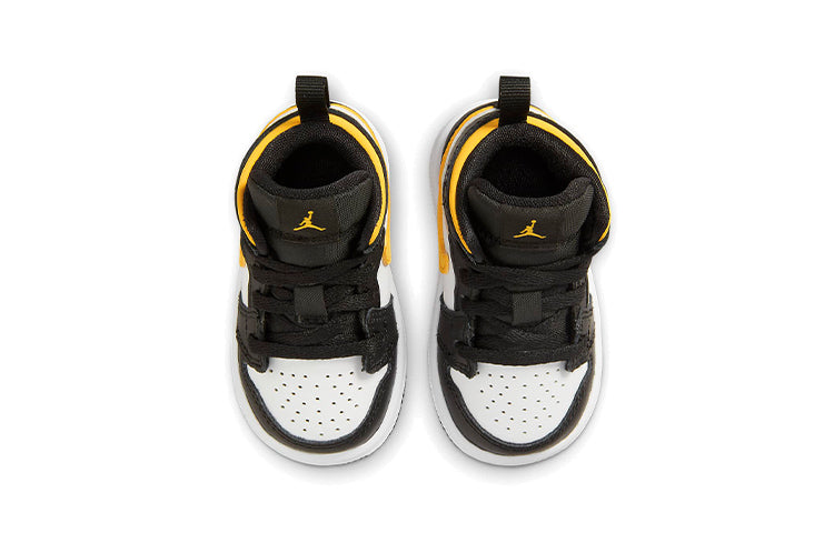 (TD) Air Jordan 1 Mid 'Black University Gold' 640735-177