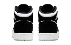 Image of (GS) Air Jordan 1 Mid SE 'Glow in the Dark Panda' BQ6931-103