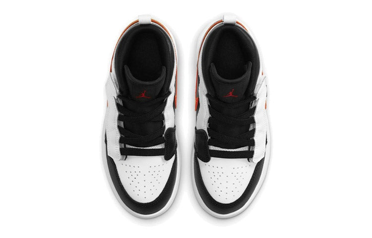 (PS) Air Jordan 1 Mid Alt 'White Black Red' AR6351-075