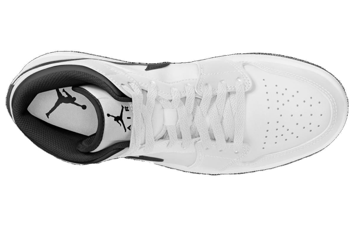 Image of Air Jordan 1 Mid 'White Black' DQ8426-132