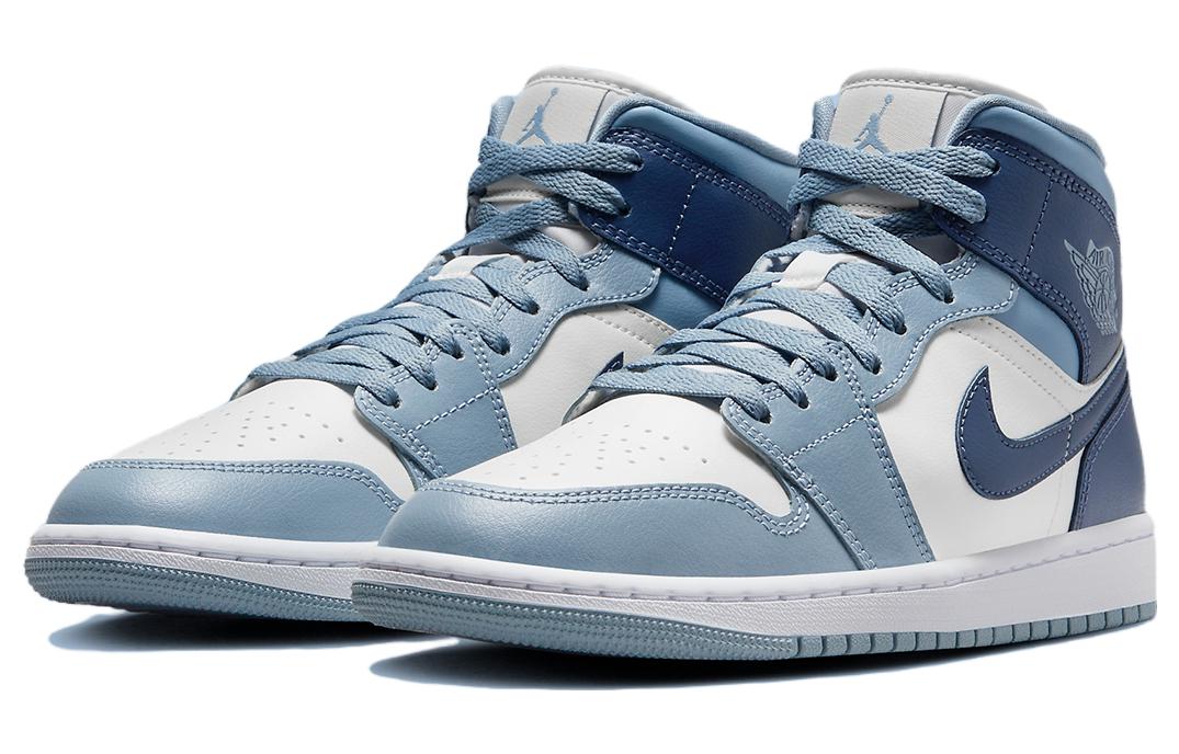 (WMNS) Air Jordan 1 Mid 'Two-Tone Blue' BQ6472-140