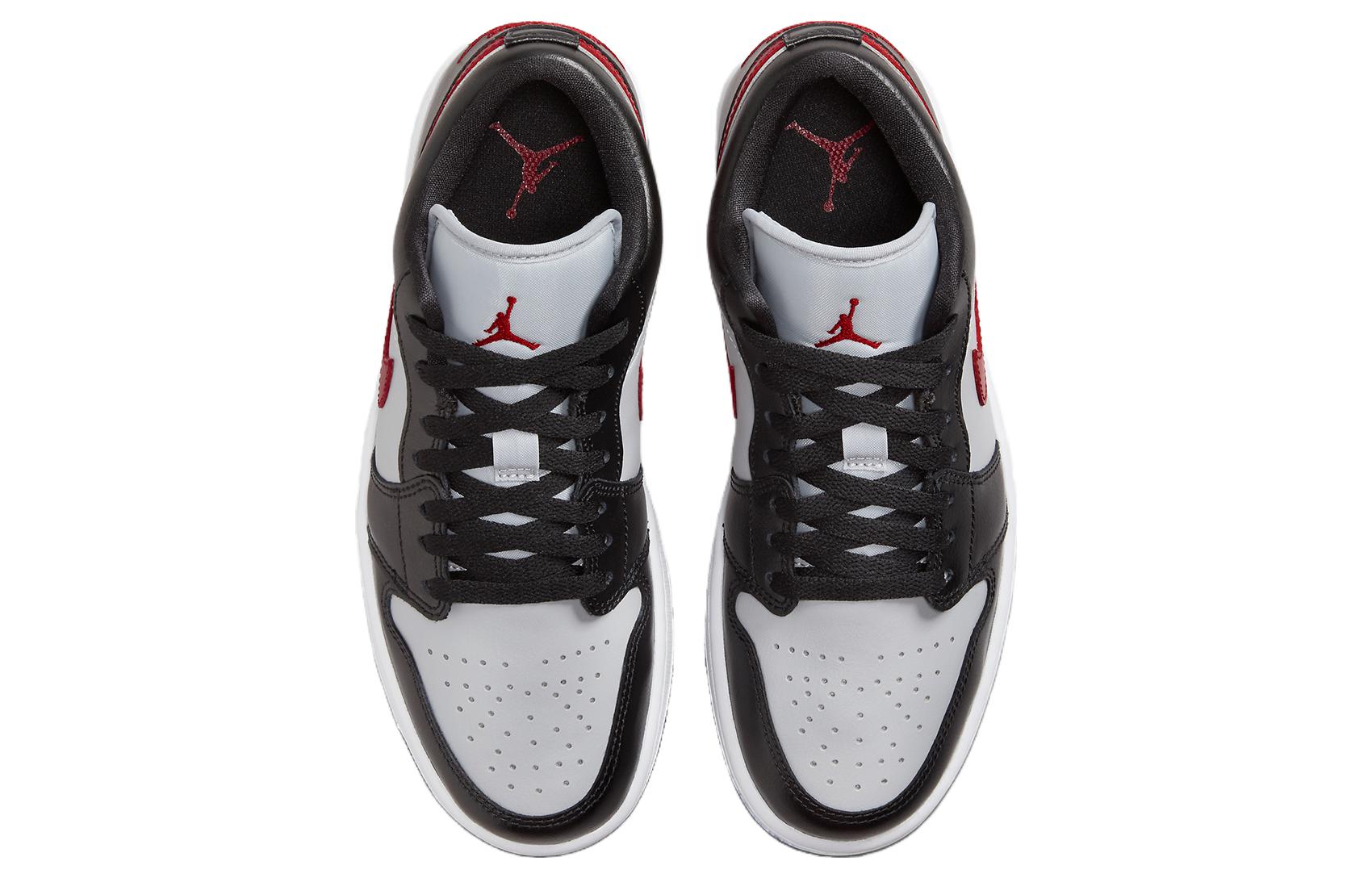 Image of (WMNS) Air Jordan 1 Low 'Wolf Grey Gym Red' DC0774-062