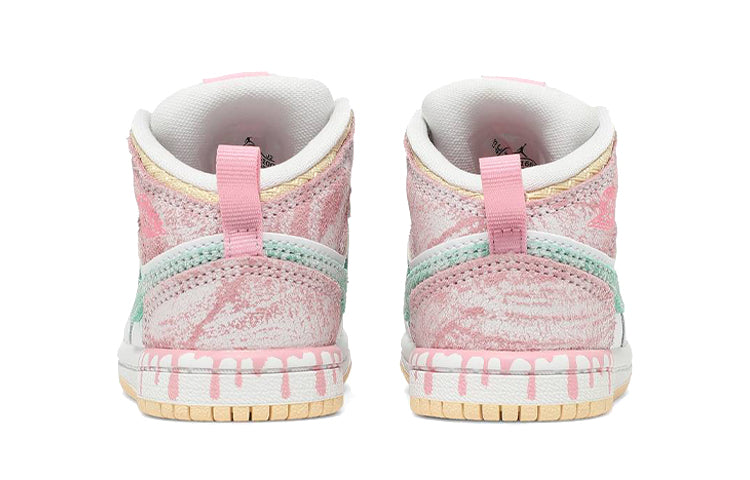Image of (TD) Air Jordan 1 Mid SE 'Ice Cream' DD1668-100