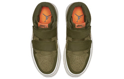 Image of Air Jordan 1 Retro High Double Strap 'Olive Canvas' AQ7924-305