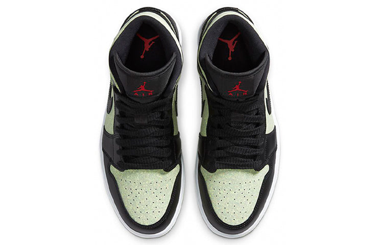 Image of (WMNS) Air Jordan 1 Mid SE 'Black Barely Volt' CV5276-003